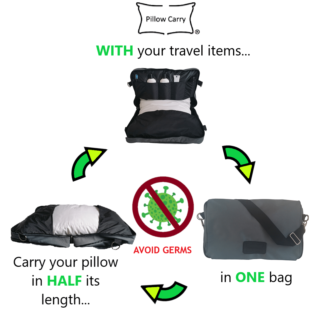 Our Pillow Carrier bag Travel Bag for your Pillow Pillow Carry®